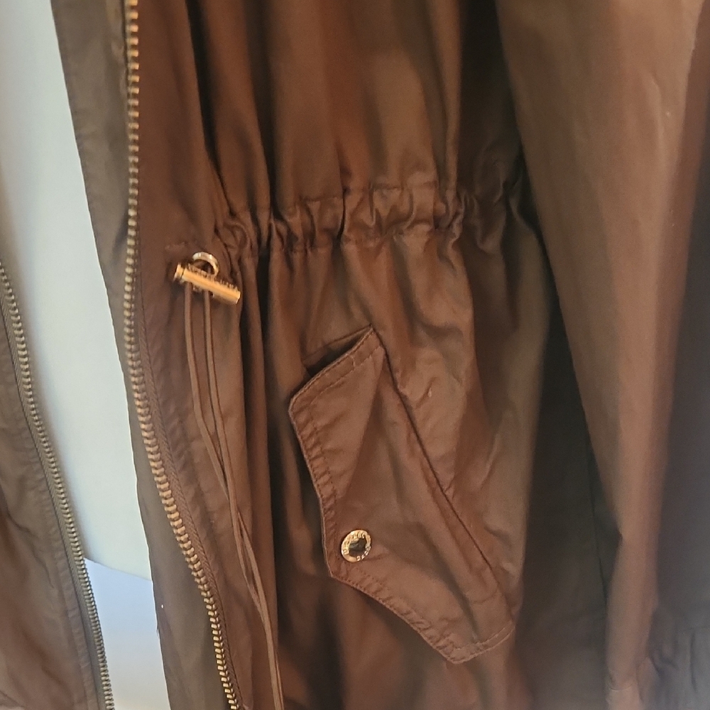 Michael Kors Hooded Jacket in Olive - Picture 4 of 9